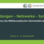 congres germanistica